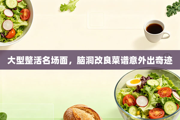 大型整活名场面，脑洞改良菜谱意外出奇迹