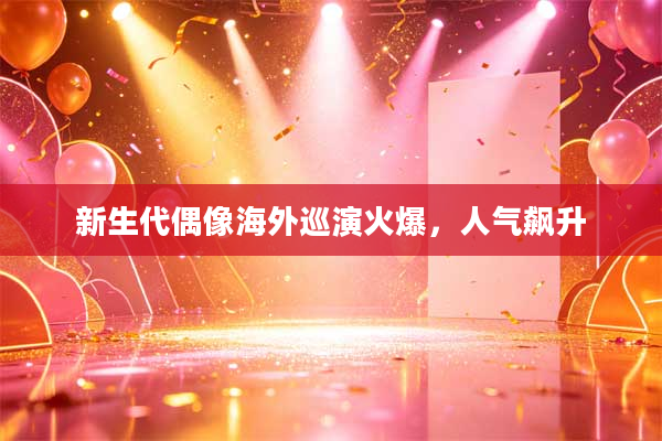 新生代偶像海外巡演火爆,人气飙升